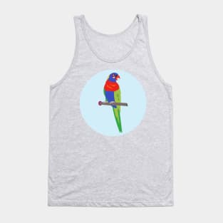 Laughing Rainbow Lorikeet Tank Top